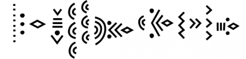 Solaris - Tribal Font Family Font LOWERCASE