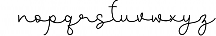 Somelove - Monoline Handwritten 1 Font LOWERCASE