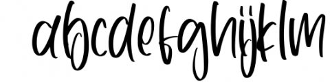Something Pretty - Cute Handletter Font Font LOWERCASE