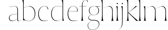 Sondra Serif Typeface 2 Font LOWERCASE