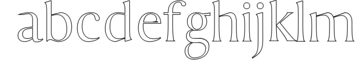 Sondra Serif Typeface 5 Font LOWERCASE