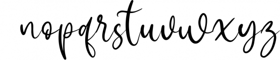 Sophitta - Signature Script Font Font LOWERCASE