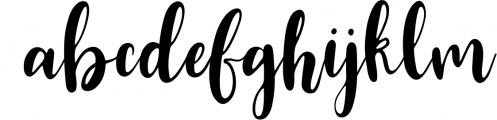 Sorilena Script Font LOWERCASE