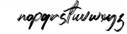Soubrette - Textured Brush Font 1 Font LOWERCASE