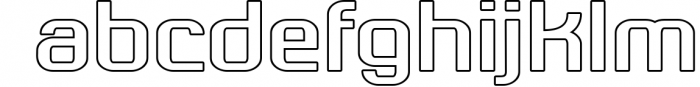 Soularic Futuristic Font Family 6 Font LOWERCASE