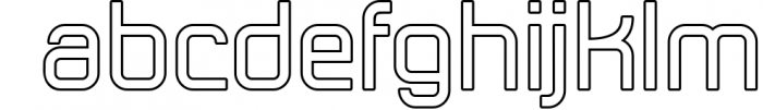 Soularic Futuristic Font Family 7 Font LOWERCASE
