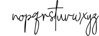 Southampton Signature Style 1 Font LOWERCASE
