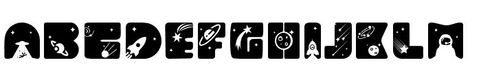 SOLAR SPACE DEMO Regular Font UPPERCASE