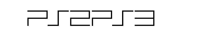 SONY's Logo Font OTHER CHARS