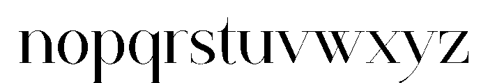 SOREI Font LOWERCASE