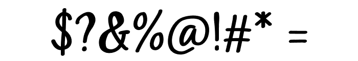 SOUCEK GOAL Font OTHER CHARS