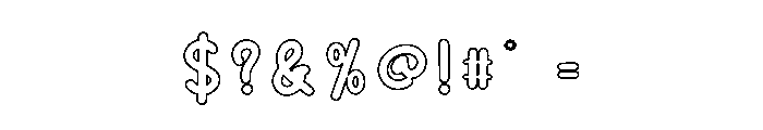 Soap Bubble1 Font OTHER CHARS