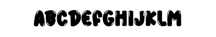 Soap Bubble Font UPPERCASE