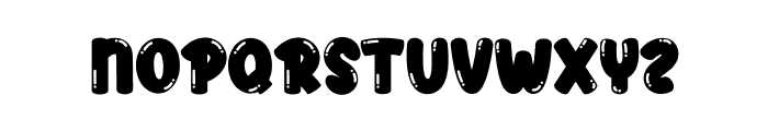 Soap Bubble Font UPPERCASE