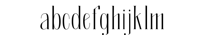 SoberbaSerif-Regular Font LOWERCASE