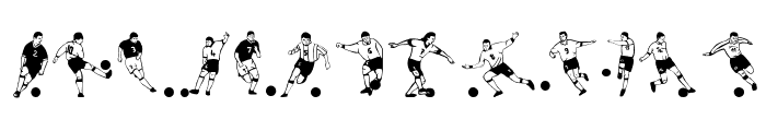 Soccer-Dance Font LOWERCASE