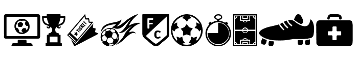 Soccer Icons Font OTHER CHARS