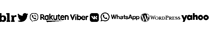 Social Logos Font LOWERCASE