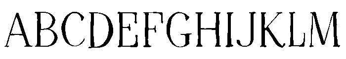 Softspoken Serif Free Demo Font UPPERCASE