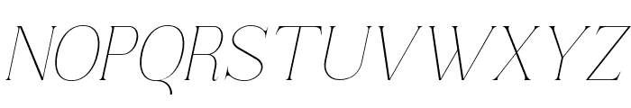 Solhene Demo Italic Font UPPERCASE