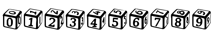 Solid Dice Regular Font OTHER CHARS