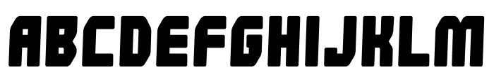 Solid Soldier Font LOWERCASE