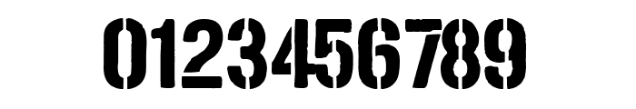 Solid Stencil 2023 Font OTHER CHARS