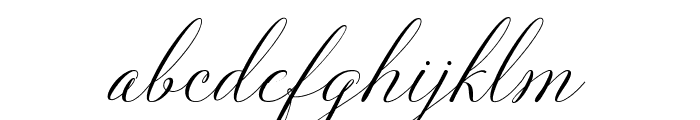 SolidarithaScript-Regular Font LOWERCASE