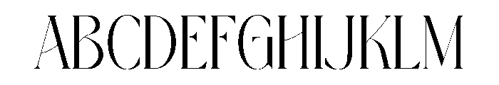 Solitude1 Font UPPERCASE