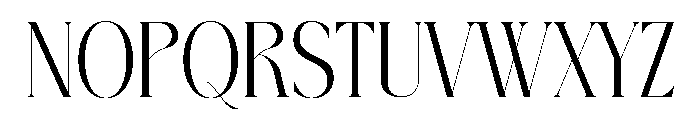 Solitude1 Font UPPERCASE