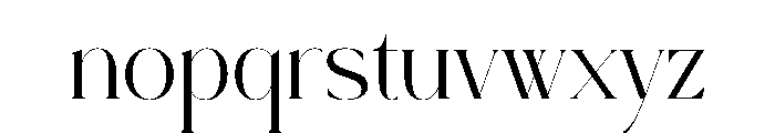 Solitude1 Font LOWERCASE
