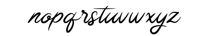 Sollasy Font LOWERCASE