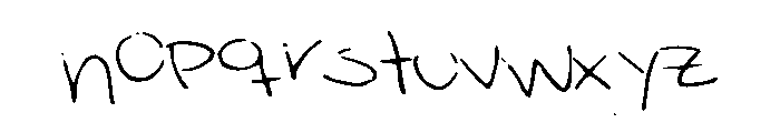SolsHand Font LOWERCASE