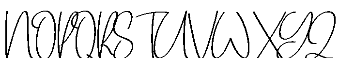 Solutions Font UPPERCASE