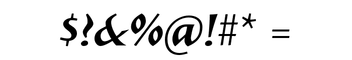 SolveigBold-Italic Font OTHER CHARS