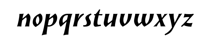 SolveigBold-Italic Font LOWERCASE