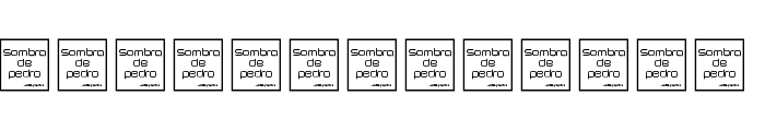 Sombras-Jed- Font UPPERCASE