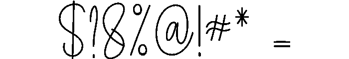 Someday1 Font OTHER CHARS