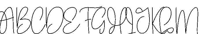 Someday1 Font UPPERCASE