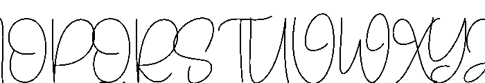 Someday1 Font UPPERCASE