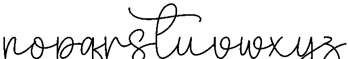 Someday1 Font LOWERCASE