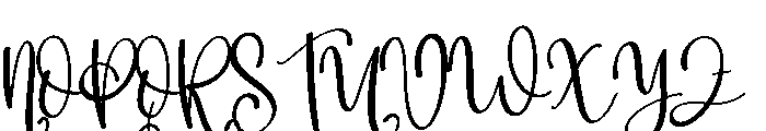 Sometime1 Font UPPERCASE