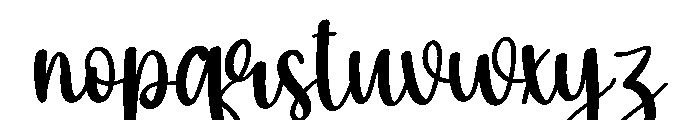 Sometime1 Font LOWERCASE