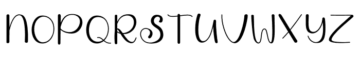 Songs Style Font UPPERCASE