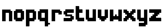 Sonic Mania Leaderboard Font Regular Font LOWERCASE