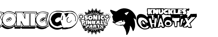 Sonic Mega Font Font OTHER CHARS