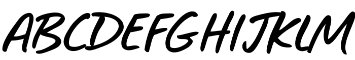 Sonic Waves Font UPPERCASE