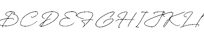 Sontheval Font UPPERCASE