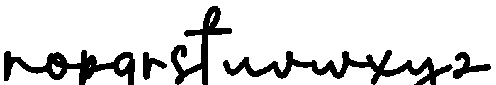 Sophia2 Font LOWERCASE