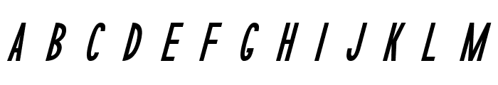 Sophisticated Slims Italic Font LOWERCASE